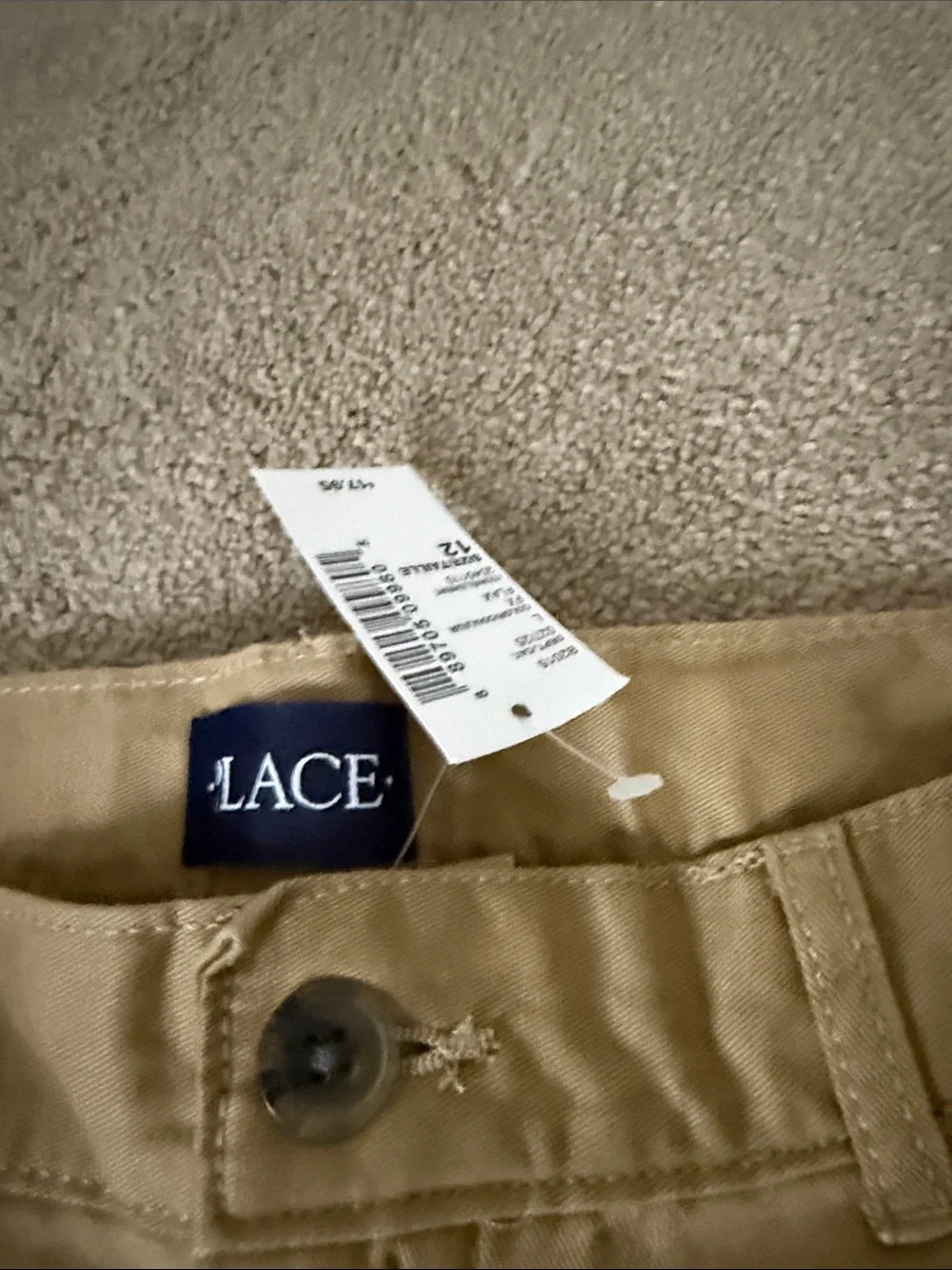 The Children's Place Khaki Flat Front Men’s Shorts